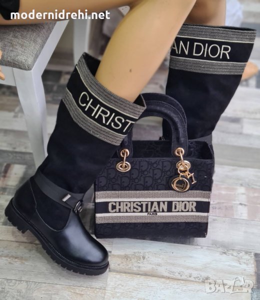 Дамски ботуши и чанта Christian Dior код 62, снимка 1
