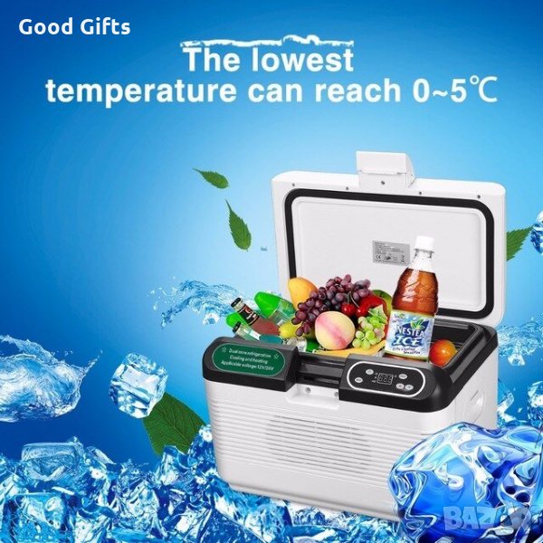 ХЛАДИЛНА ЧАНТА ЗА АВТОМОБИЛ , 12V, 10 L, С ОПЦИЯ ОХЛАЖДАНЕ И ЗАТОПЛЯНЕ, снимка 1