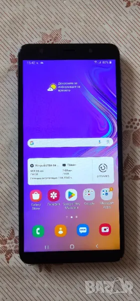 Samsung a7 64 GB 4 GB Ram 24 MP като нов , снимка 1