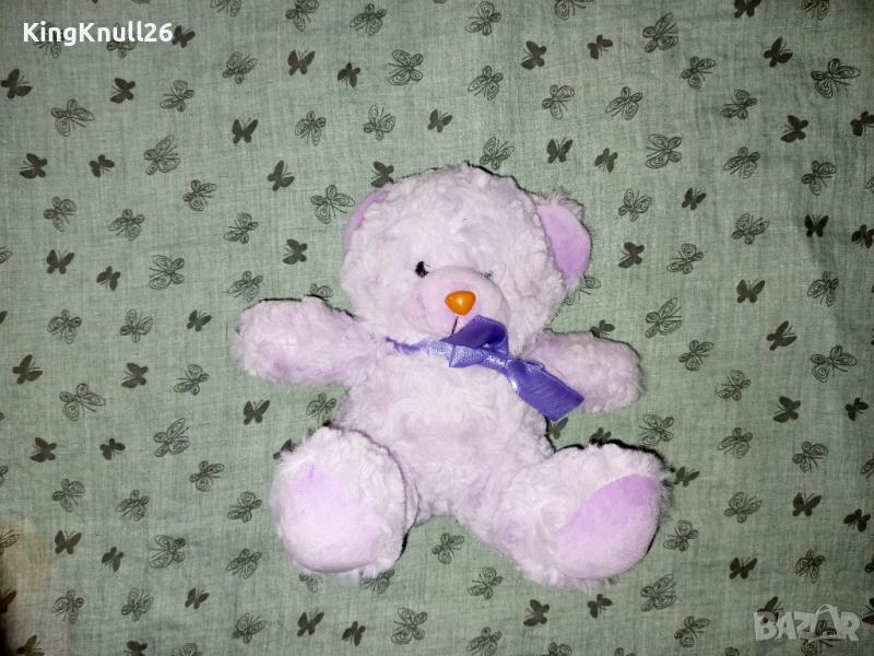 Плюшена играчка Лилаво мече , снимка 1