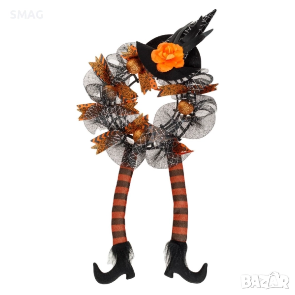 Halloween / Хелоуин карнавален висящ венец_1230555, снимка 1