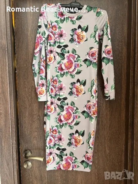 Рокля с флорален мотив, снимка 1