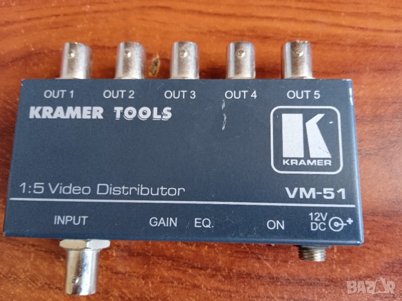 Kramer VM-51 1:5 Composite Video Distribution Amplifier, снимка 1
