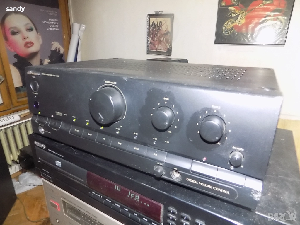 Усилвател UNIWERSUM и тонколони DENON, снимка 1