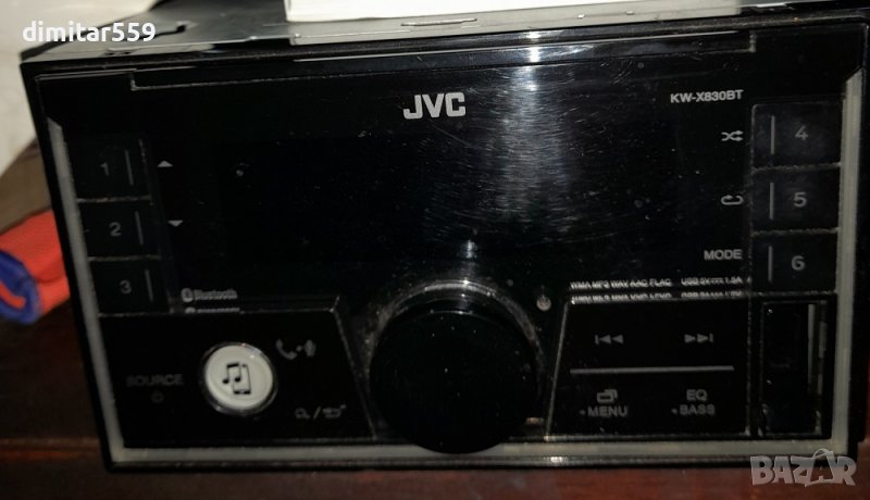 Авто ресийвър JVC Bluetooth 4 X 50 USB, снимка 1