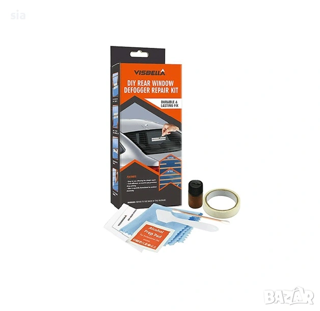 Електропроводимо Лепило за реотани на задно стъкло, Visbella, снимка 1