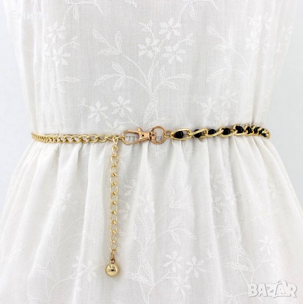 Колан-верижка с мъниста + гривна, снимка 1