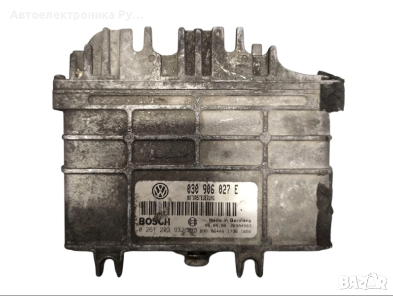 ECU VW VOLKSWAGEN POLO 1.0 AER ,030906027E, 030 906 027 E , 0261203932 компютър бензин поло 98г., снимка 1