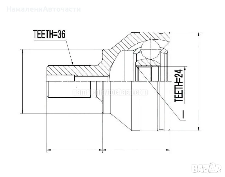 Предно външно каре GG2925500A NPZMZ044 Mazda 3, снимка 1