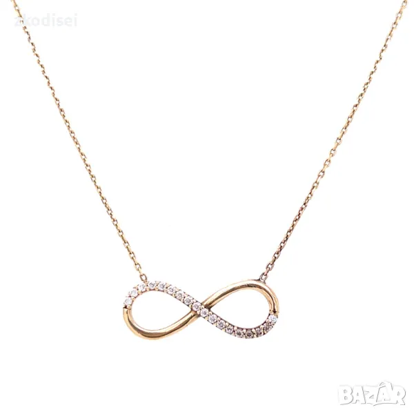 Златно колие 2,40гр. 44,0см. 14кр. проба:585 модел:30225-5, снимка 1