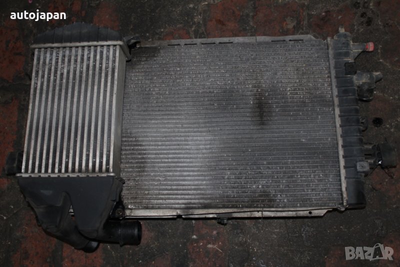 Воден радиатор и интеркулер Опел астра х 1.3цдти 90кс 07г Opel astra h 1.3cdti 90hp 2007, снимка 1