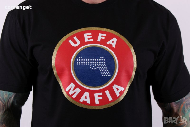 ХИТ! Мъжки футболни тениски и блузи UEFA MAFIA! Бъди различен, поръчай с твоя идея!, снимка 1