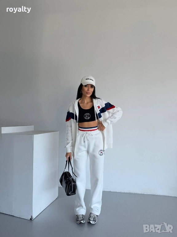 Tommy Hilfiger НА ЕДРО Бял Дамски Комплект Три Части , снимка 1