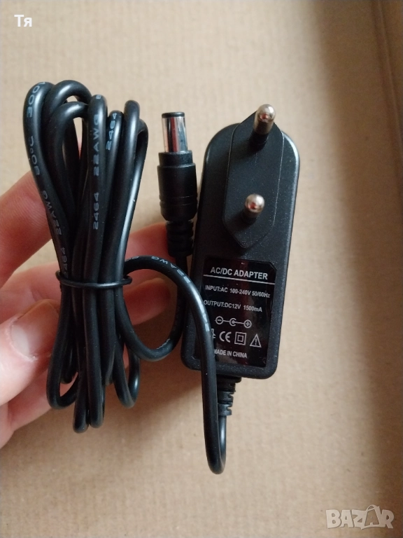Адаптер - 12V, 1500mA, снимка 1