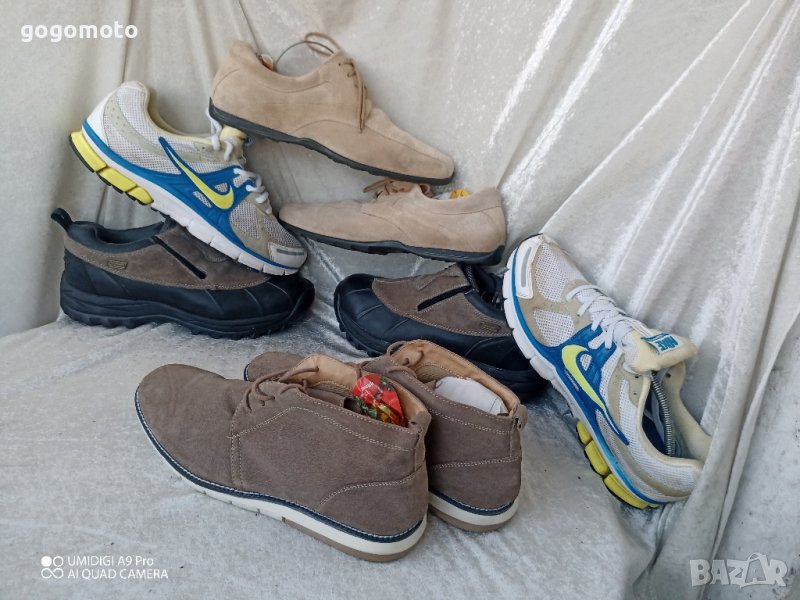 КАТО НОВИ кларкове 44 - 45 original Angelo Litrico®, 100% естественa кожа = набук,КАТО НОВИ, снимка 1