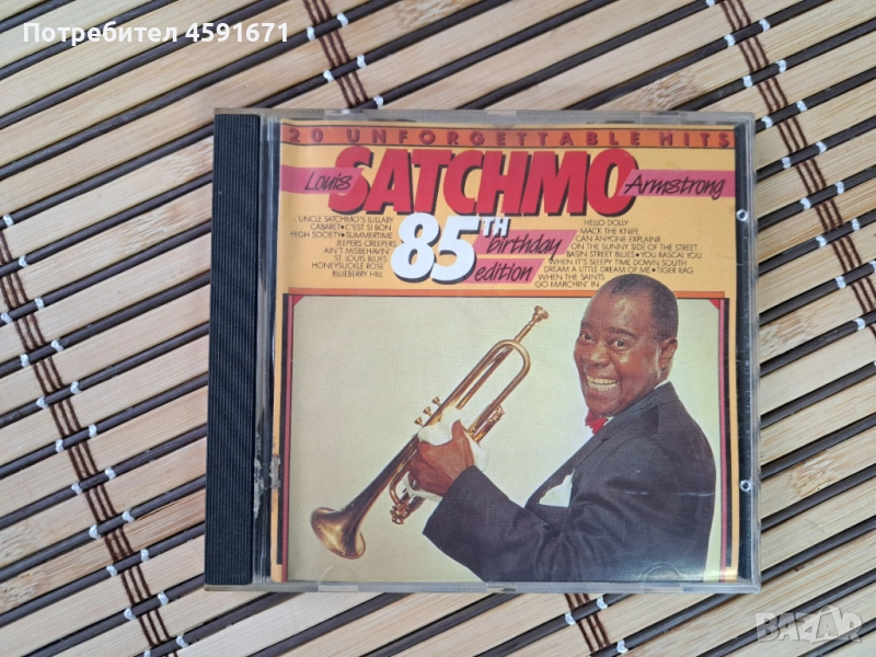 Louis Satchmo Armstrong – 20 Unforgettable Hits, снимка 1