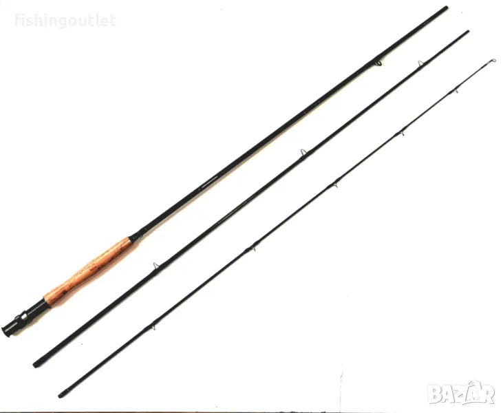 Карбонова мухарска въдица (мухарка) 3мт/3 част/ 7/8 клас, снимка 1