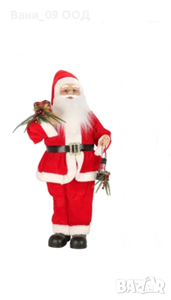 Музикален Дядо Коледа със светещо фенерче, снимка 1