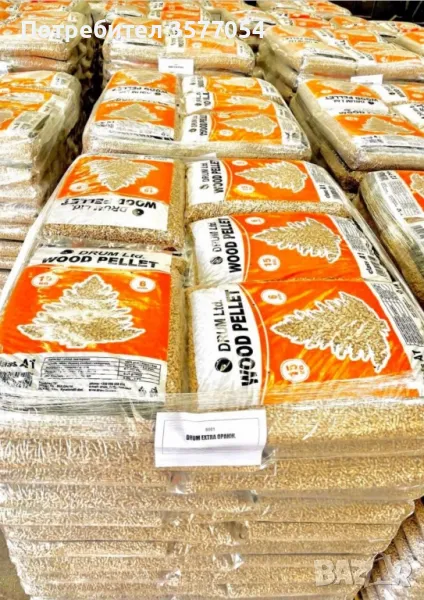 Иглолистни пелети DRUM/ДРЪМ със сертификат за качество EN plus-A1, снимка 1