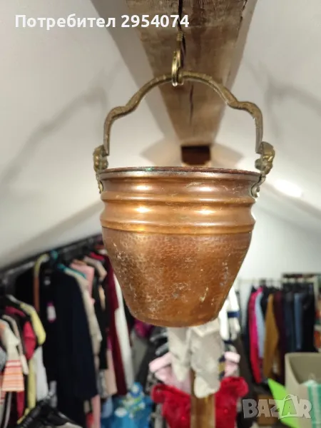 медно/бакърено съдче 15.5/14-40лв, снимка 1