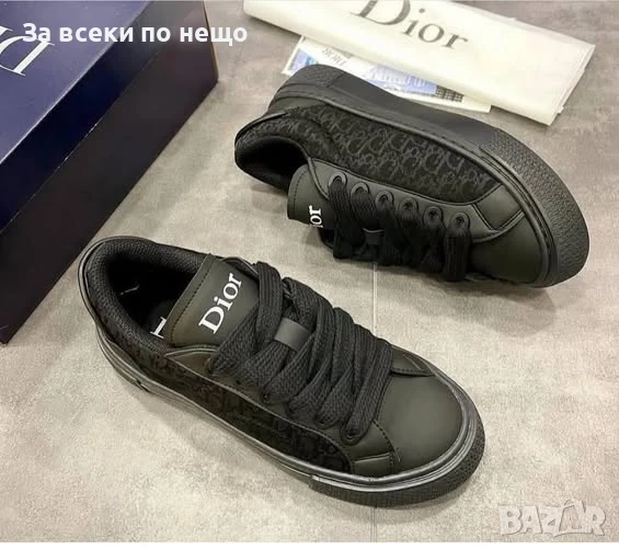 Christian Dior Мъжки Черни Маратонки🔝Мъжки Спортни Обувки Кристиян Диор🔝Мъжки Кецове Код P726, снимка 1