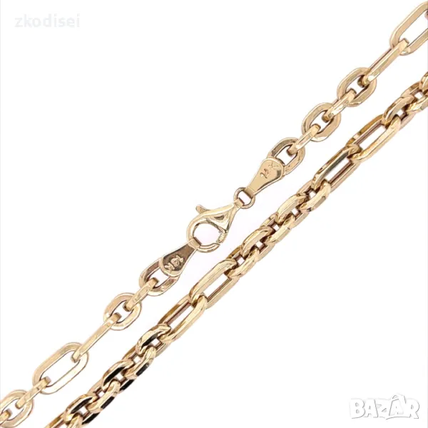 Златен синджир 10,71гр. 50см. 14кр. проба:585 модел:26526-6, снимка 1