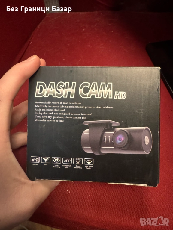 Нова Dashcam Камера за кола автомобил 1080P WiFi G-сензор, снимка 1