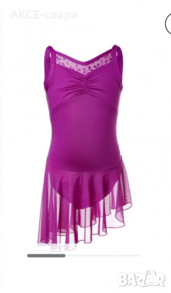 Ново трико/рокля за гимнастика/танци, ръст 136/140см , снимка 1