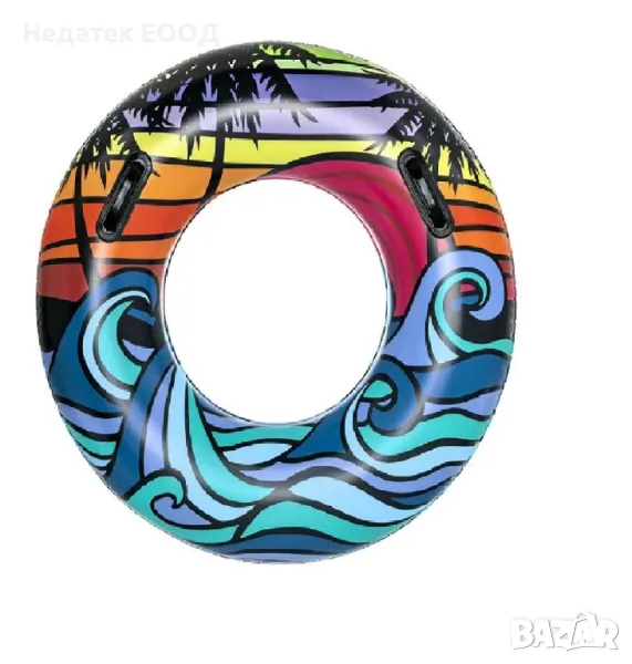 Детски пояс за плуване, Многоцветен, Ø91см., снимка 1