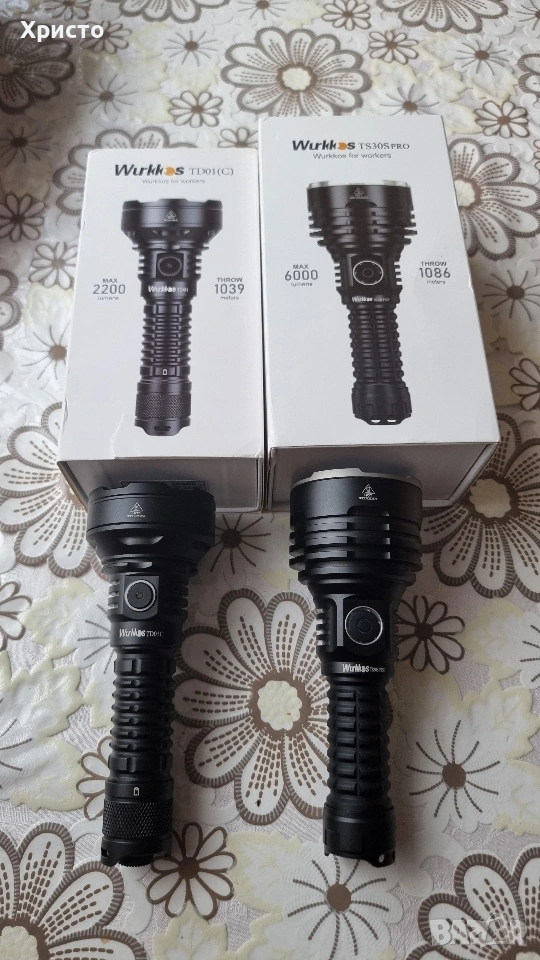 Мощни лед фенери wurkkos TD01C и TS30PRO, снимка 1