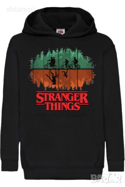 Детски Суитчър/Суитшърт tranger Things 02,Игра,Подарък,Изненада,Забавление,Рожден Ден, снимка 1