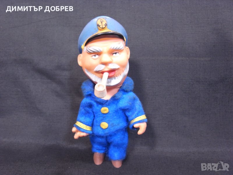 СТАРА РЕТРО СОЦ ГДР ГУМЕНА ИГРАЧКА КАПИТАН БРИЗ, снимка 1