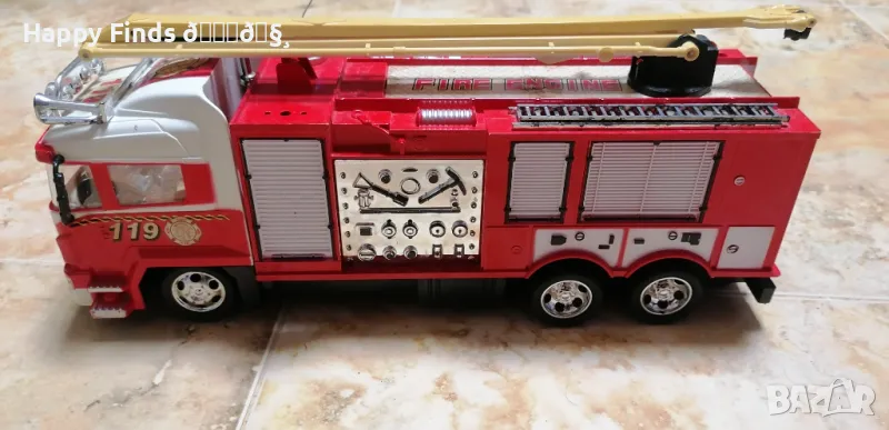 Детска играчка с батерии - пожарна, снимка 1