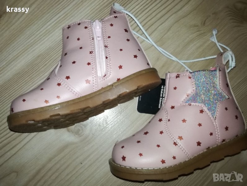 НОВИ розови детски боти на звездички LCWaikiki (номер 24), снимка 1