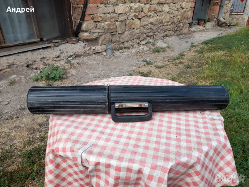 Стар калъф,тубус,туба за картини,чертежи #4, снимка 1