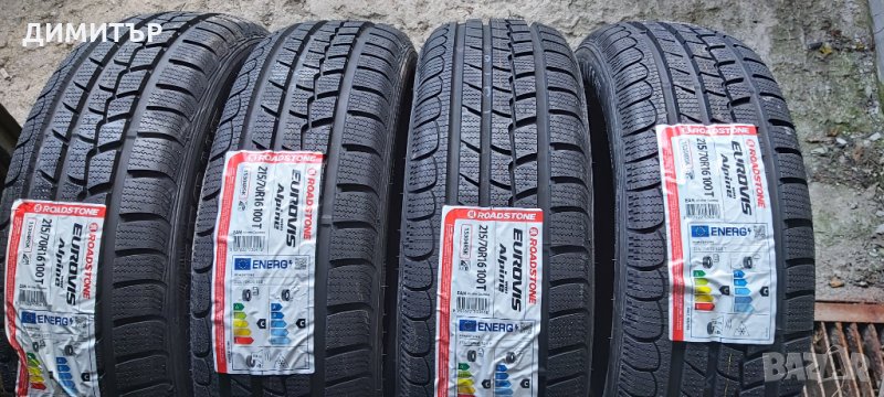 4бр. нови зимни гуми ROADSTONE 215 70 16 DOT 2921, снимка 1