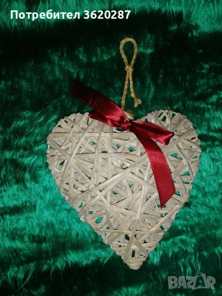 Плетено сърце , снимка 1