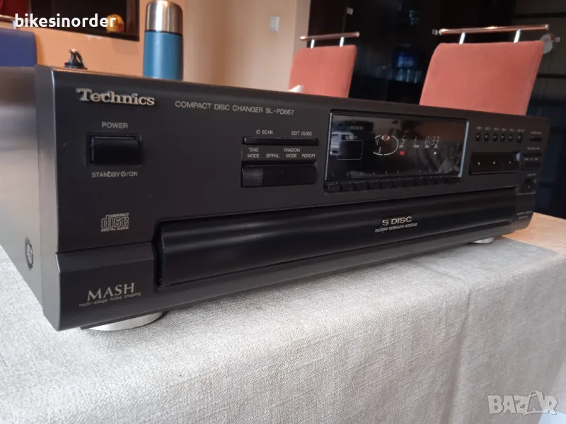 TECHNICS SL-PD867 отличен 5-дисков чейнджър, снимка 1