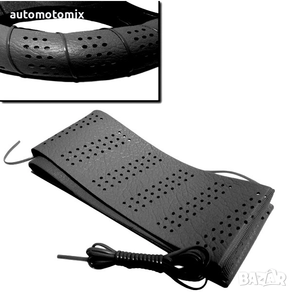 КАЛЪФ ЗА ВОЛАН 40см., ШИЕЩ СЕ, Черен - 257034, снимка 1