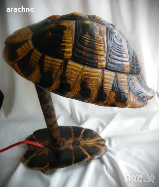 Оригинална стара лампа от костенурка, снимка 1