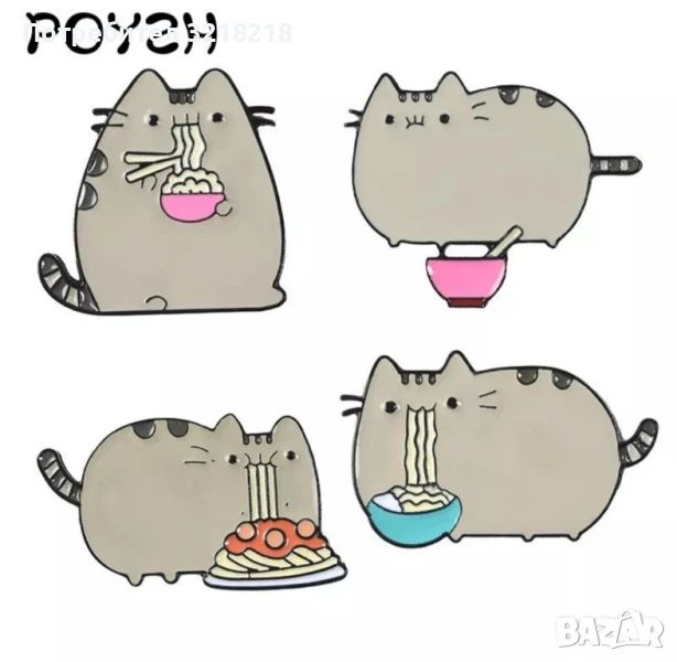 Значки Pusheen коте, снимка 1