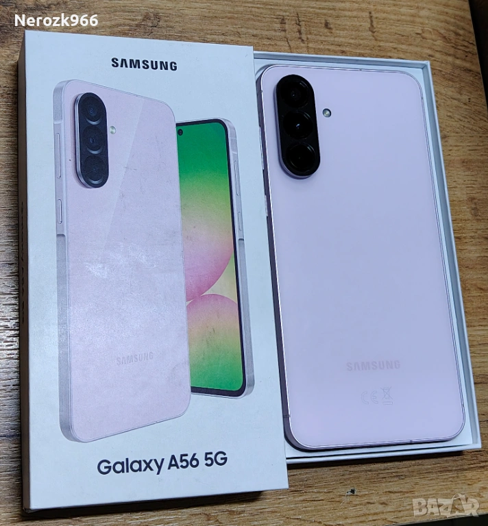 Samsung A56 - 128 GB /8 Ram Розов, снимка 1
