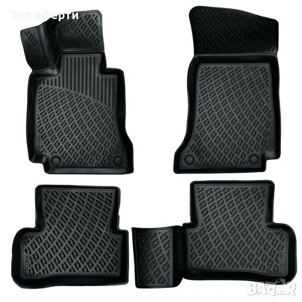 Гумени стелки RizLine съвместими с Mercedes C-class  w205 2014-, снимка 1