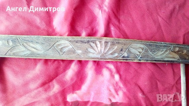 Стара дървена закачалка, снимка 7 - Антикварни и старинни предмети - 36696680