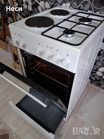 Комбинирана Готварска Печка Gorenje, снимка 4 - Печки, фурни - 53560076