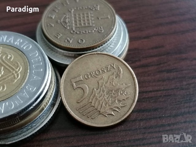 Монета - Полша - 5 гроша | 1990г.
