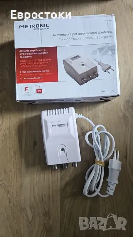 Metronic 414041 Захранване за антенен усилвател с 2 TV изхода. Бял Брой канали: 2, снимка 2 - Приемници и антени - 49801758