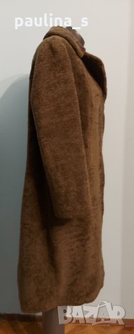 Палто от естествена кожа с косъм - бизонски бокс с косъм, снимка 6 - Палта, манта - 26455921