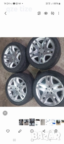 алуминиеви джанти със гуми за мерцедес 245/45/17