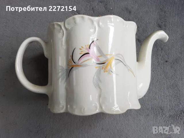 Порцеланов чайник 2, снимка 4 - Антикварни и старинни предмети - 49790095